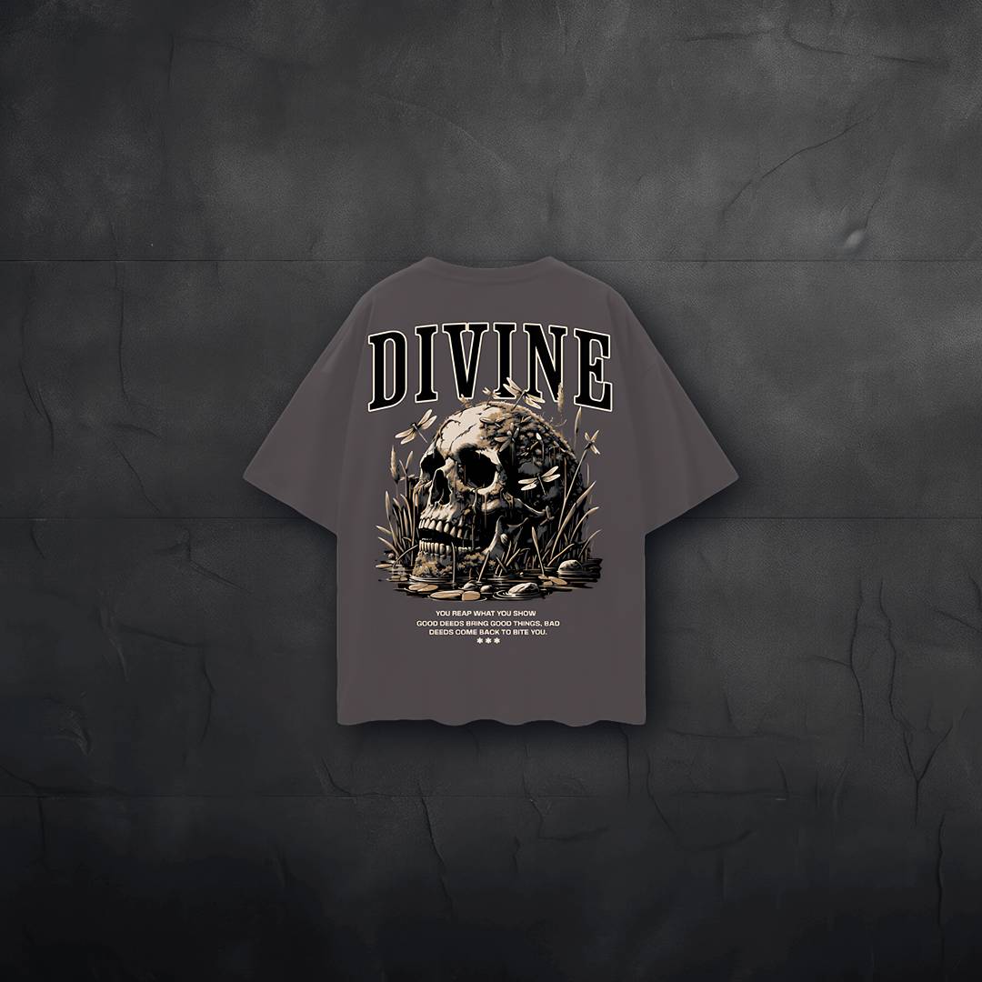 Oversize Deep Drop Shoulder Tee - 190 GSM