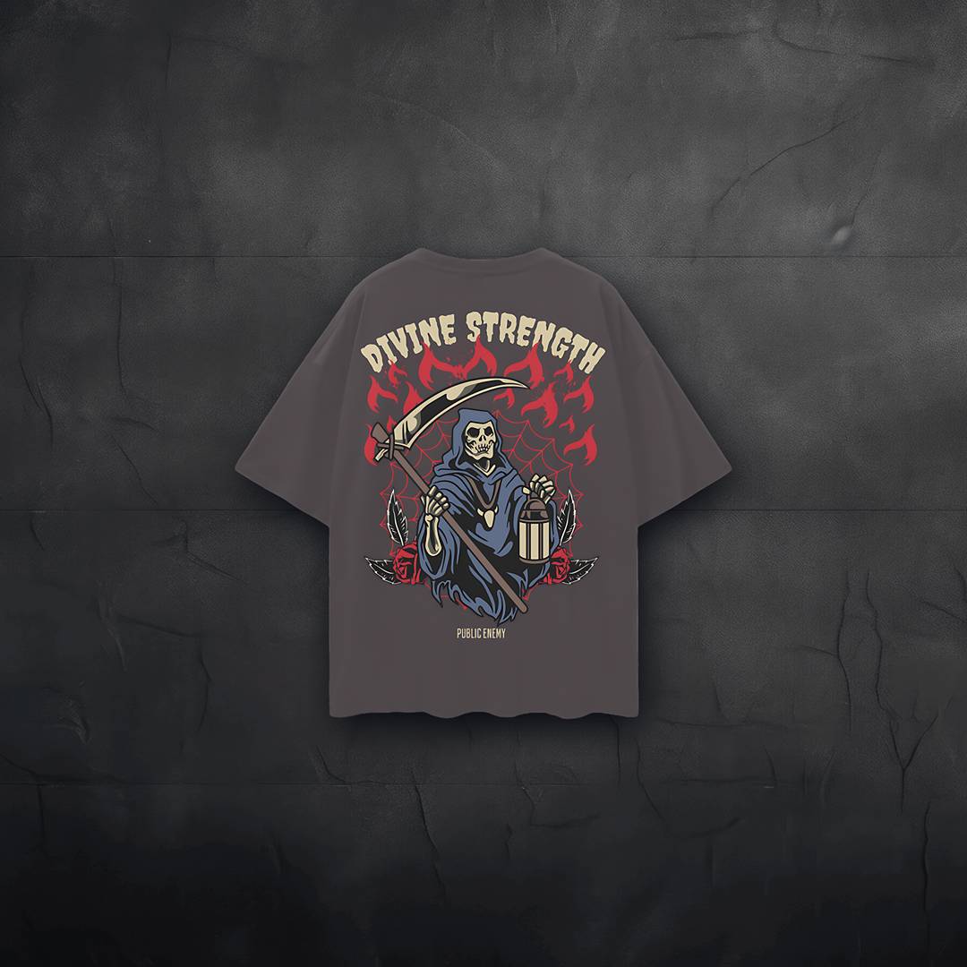 Oversize Deep Drop Shoulder Tee - 190 GSM