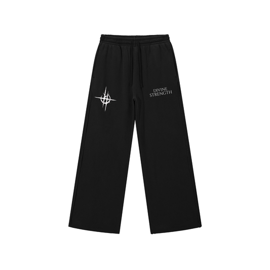 Snow Washed Raw Edge Sweatpants